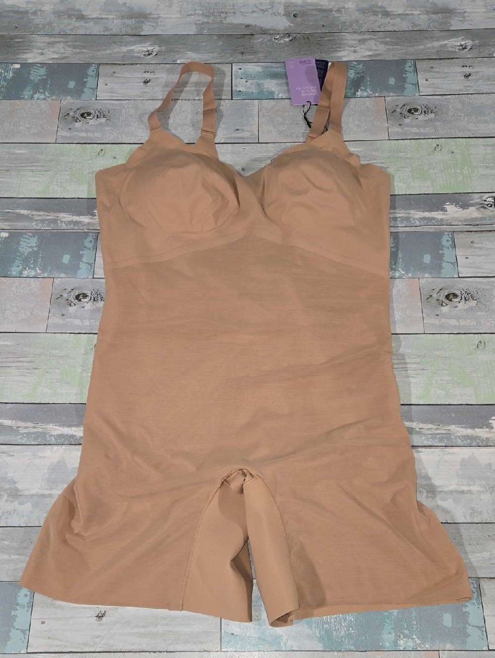 Honeylove Seamless Shapewear Bodysuit - Nude Sz 3XL